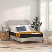 Flash Furniture Capri Comfortable Sleep 8 Inch CertiPUR-US Certified Foam and Innerspring Hybrid Mattress, Mattress in a Box
