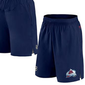 Men's Fanatics Branded Navy Colorado Avalanche Authentic Pro Rink Shorts