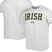 Men's Under Armour Heathered Gray Notre Dame Fighting Irish T-Shirt