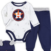 Newborn & Infant Navy/White Houston Astros Dream Team Bodysuit Hat & Footed Pants Set