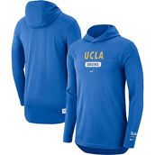 Nike Men's Blue UCLA Bruins Team Stack Tri-Blend Performance Long Sleeve Hoodie T-Shirt