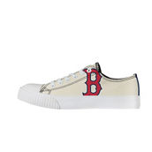 FOCO Women's Cream Boston Red Sox Low Top Canvas Shoes