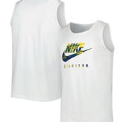 Men's Nike White Michigan Wolverines Spring Break Futura Performance Tank Top