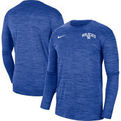 Men's Nike Royal Kentucky Wildcats 2022 Sideline Game Day Velocity Performance Long Sleeve T-Shirt