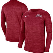 Men's Nike Cardinal Arkansas Razorbacks 2022 Sideline Game Day Velocity Performance Long Sleeve T-Shirt