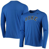 Men's Nike Royal Duke Blue Devils School Logo Performance Legend Long Sleeve T-Shirt