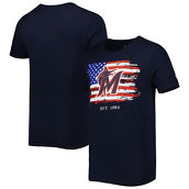 New Era Men's Navy Miami Marlins 4th of July Jersey T-Shirt