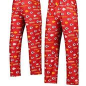 Men's Concepts Sport Red Kansas City Chiefs Breakthrough Allover Print Knit Sleep Pants