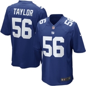 Mens New York Giants Lawrence Taylor Nike Royal Blue Retired Player Game Jersey