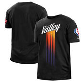 Men's New Era Black Phoenix Suns 2021/22 City Edition Brushed Jersey T-Shirt