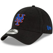 Men's New Era Black New York Mets Fashion Core Classic 9TWENTY Adjustable Hat