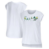 WEAR by Erin Andrews Women's White Dallas Stars Greetings From Muscle T-Shirt