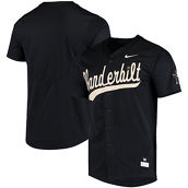 Nike Men's Black Vanderbilt Commodores Vapor Untouchable Elite Replica Full-Button Baseball Jersey