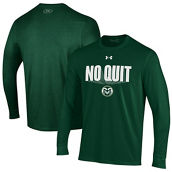Under Armour Men's Green Colorado State Rams Shooter Performance Long Sleeve T-Shirt