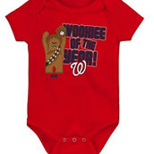 Newborn & Infant Red Washington Nationals Star Wars Wookie of the Year Bodysuit