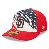 New Era Men's Red San Diego Padres 2022 4th of July Low 59FIFTY Fitted Hat