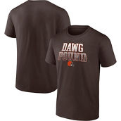 Men's Fanatics Branded Brown Cleveland Browns Dawg Pound Heavy Hitter T-Shirt