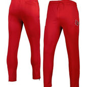 adidas Men's Red Louisville Cardinals AEROREADY Tapered Pants