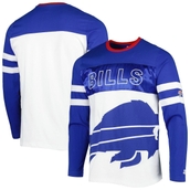 Men's Starter Royal/White Buffalo Bills Halftime Long Sleeve T-Shirt