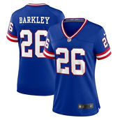 Women's Nike Saquon Barkley Royal New York Giants Classic Player Game Jersey