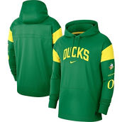 Men's Nike Green Oregon Ducks Jersey Performance Pullover Hoodie