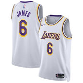 Unisex Nike LeBron James White Los Angeles Lakers 2022/23 Swingman Jersey - Association Edition