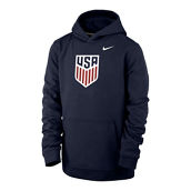 Nike Youth Navy USMNT Club Fleece Pullover Hoodie