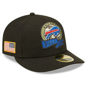 Men's New Era Black Buffalo Bills 2022 Salute To Service Low Profile 59FIFTY Fitted Hat