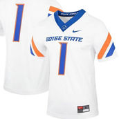 Men's Nike #1 White Boise State Broncos Untouchable Football Jersey