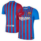 Nike Men's Blue Barcelona 2021/22 Home Authentic Jersey