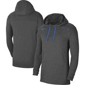 Men's Nike Heathered Charcoal UCLA Bruins Off-Field Performance Long Sleeve Hoodie T-Shirt