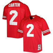 Mitchell & Ness Men's Cris Carter Scarlet Ohio State Buckeyes Authentic Jersey