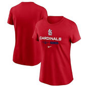 Women's Nike Red St. Louis Cardinals 2022 Postseason Authentic Collection Dugout T-Shirt