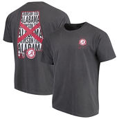 Image One Men's Gray Alabama Crimson Tide Flag Local Comfort Color T-Shirt