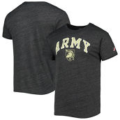 League Collegiate Wear Men's Heather Charcoal Army Black Knights Local Victory Falls Tri-Blend T-Shirt