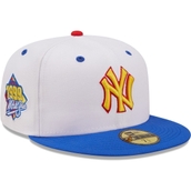 Men's New Era White/Royal New York Yankees 1999 World Series Cherry Lolli 59FIFTY Fitted Hat