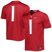 Men's Nike #1 Crimson Washington State Cougars Untouchable Football Jersey