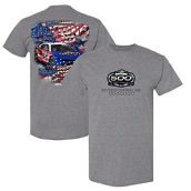 Checkered Flag Men's Heather Gray 2023 Daytona 500 Two Spot Knit T-Shirt