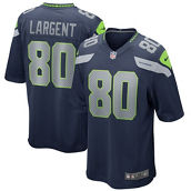 Men's Nike Steve Largent College Navy Seattle Seahawks Game Retired Player Jersey