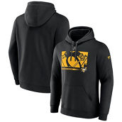 Men's Fanatics Branded Black Pittsburgh Penguins Authentic Pro Core Collection Secondary Pullover Hoodie