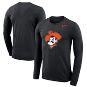 Men's Nike Black Oklahoma State Cowboys School Alternate Logo Legend Performance Long Sleeve T-Shirt