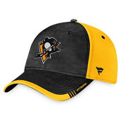 Men's Fanatics Branded Black/Gold Pittsburgh Penguins Authentic Pro Rink Camo Flex Hat