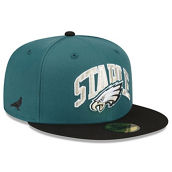 Men's New Era Green/Black Philadelphia Eagles NFL x Staple Collection 59FIFTY Fitted Hat