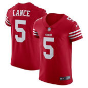 Nike Men's Trey Lance Scarlet San Francisco 49ers Vapor Elite Jersey