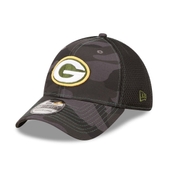 Men's New Era Camo/Black Green Bay Packers  Logo Neo 39THIRTY Flex Hat