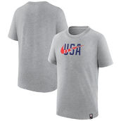 Nike Men's Heather Gray USMNT Swoosh T-Shirt