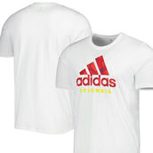 adidas Men's White Colombia National Team DNA Graphic T-Shirt