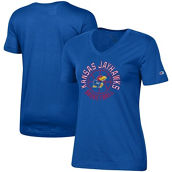 Champion Women's Royal Kansas Jayhawks Basketball V-Neck T-Shirt
