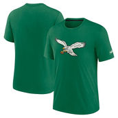Nike Men's Kelly Green Philadelphia Eagles Rewind Playback Logo Tri-Blend T-Shirt