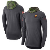 Nike Men's Anthracite USC Trojans Military Long Sleeve Hoodie T-Shirt